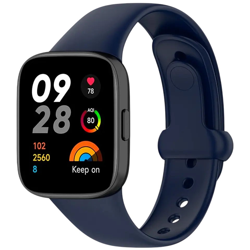 Correa de silicona Xiaomi Redmi Watch 3 Sports Azul Oscuro 1