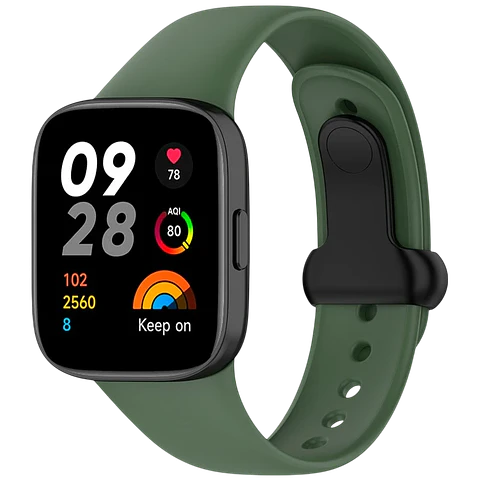 Correa de silicona Xiaomi Redmi Watch 3 Sports Verde