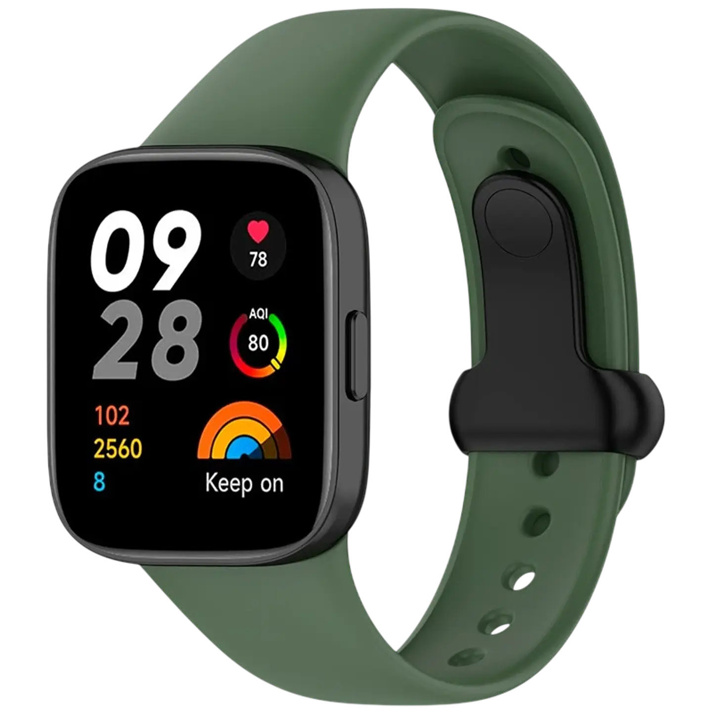 Correa de silicona Xiaomi Redmi Watch 3 Sports Verde 1