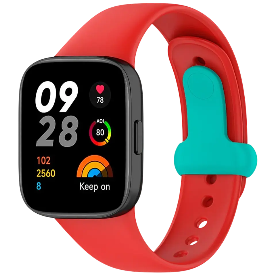 Correa de silicona Xiaomi Redmi Watch 3 Sports Rojo 1