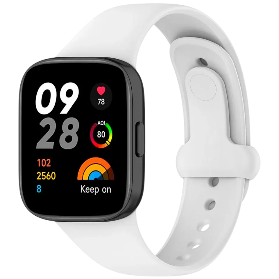 Correa de silicona Xiaomi Redmi Watch 3 Sports Blanco 1