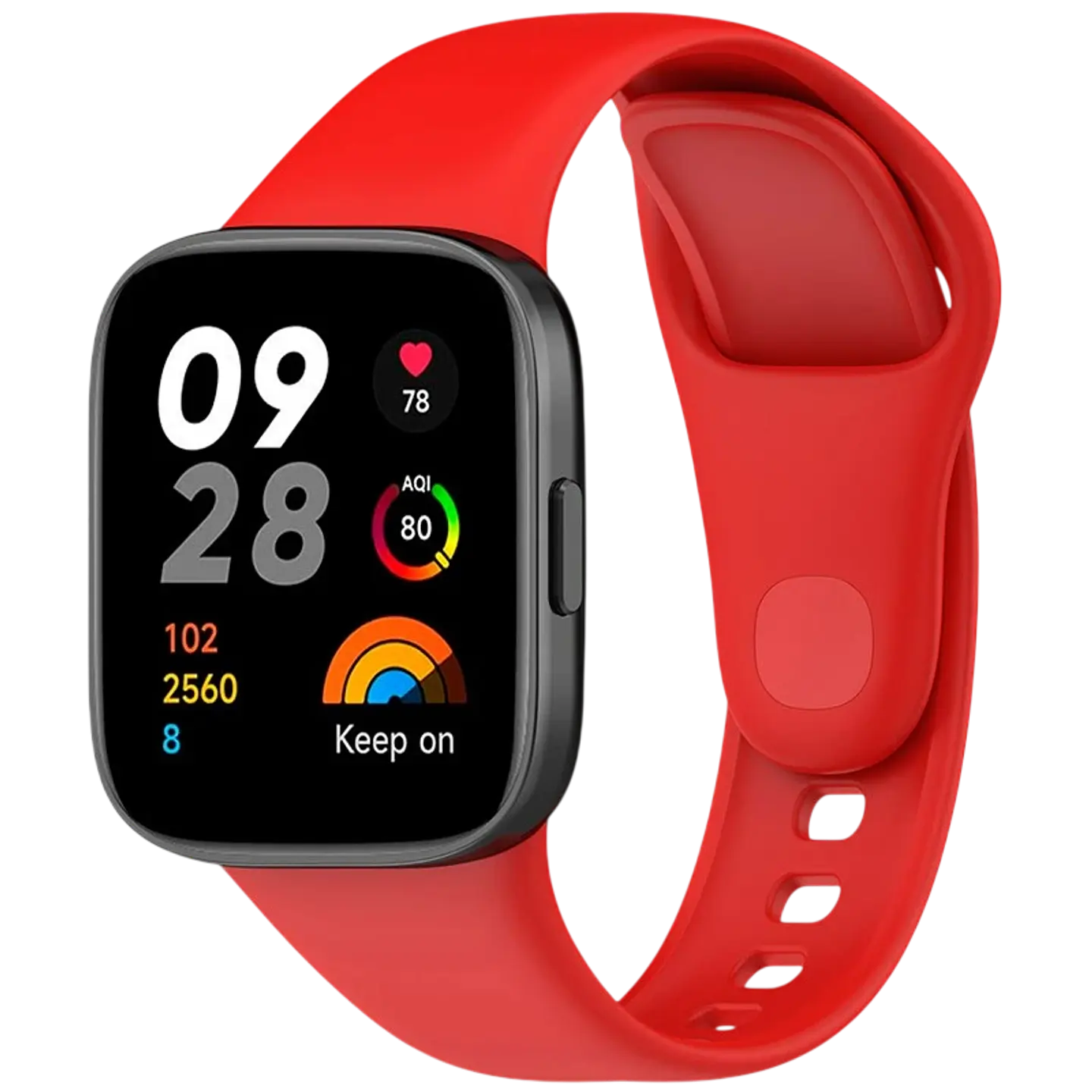 Correa de silicona Xiaomi Redmi Watch 3 Rojo 1
