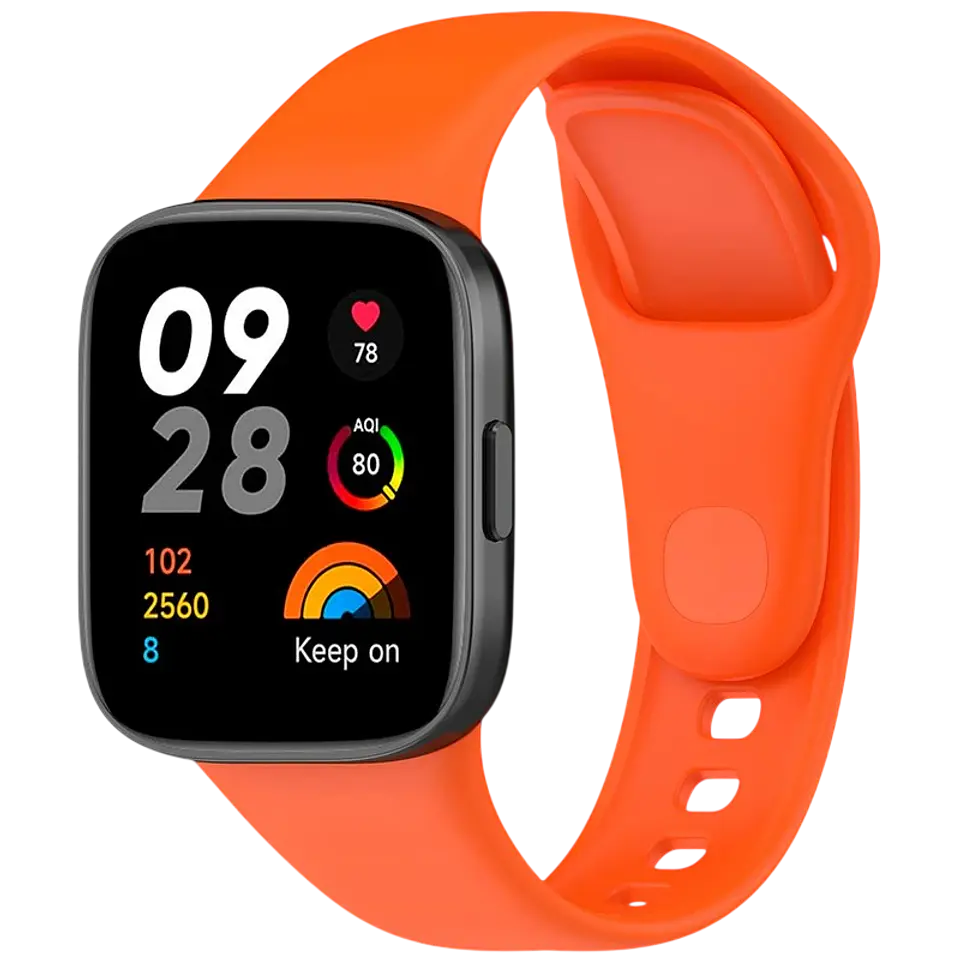 Correa de silicona Xiaomi Redmi Watch 3 Naranja 1