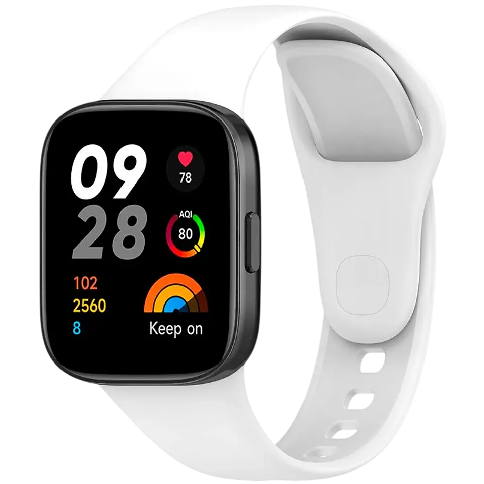 Correa de silicona Xiaomi Redmi Watch 3 Blanco 1