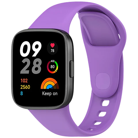 Correa de silicona Xiaomi Redmi Watch 3 Morado