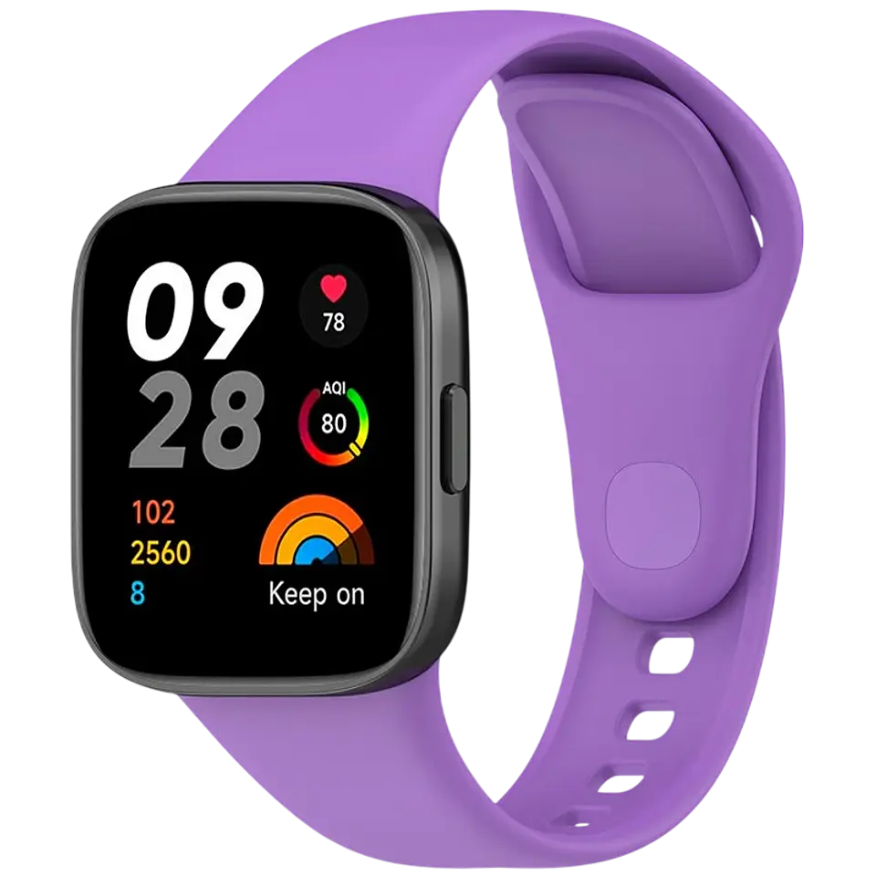 Correa de silicona Xiaomi Redmi Watch 3 Morado 1