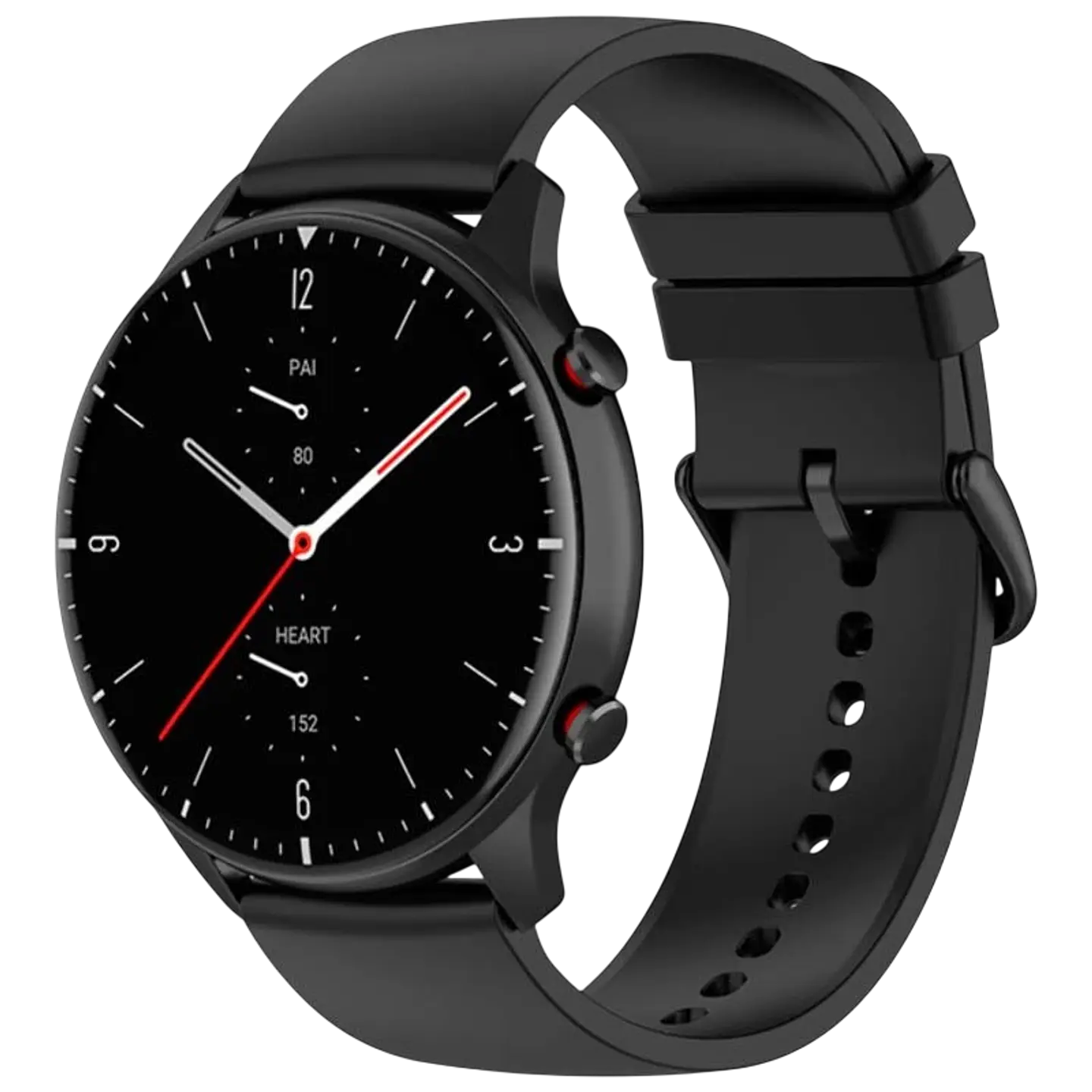 Correa de silicona Universal 22mm Negro para Smartwatch Xiaomi/Amazfit/Samsung/Huawei/Realme/Ticwatch 1