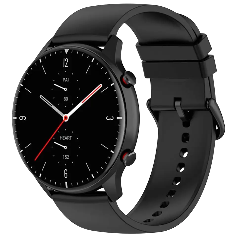 Correa de silicona Universal 22mm Negro para Smartwatch Xiaomi/Amazfit/Samsung/Huawei/Realme/Ticwatch 1