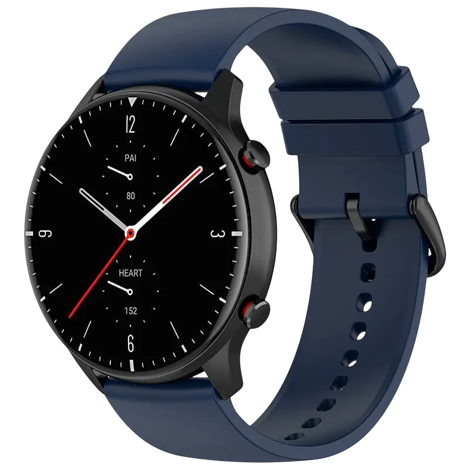 Correa de silicona Universal 22mm Azul Marino para Smartwatch Xiaomi/Amazfit/Samsung/Huawei/Realme/Ticwatch 1