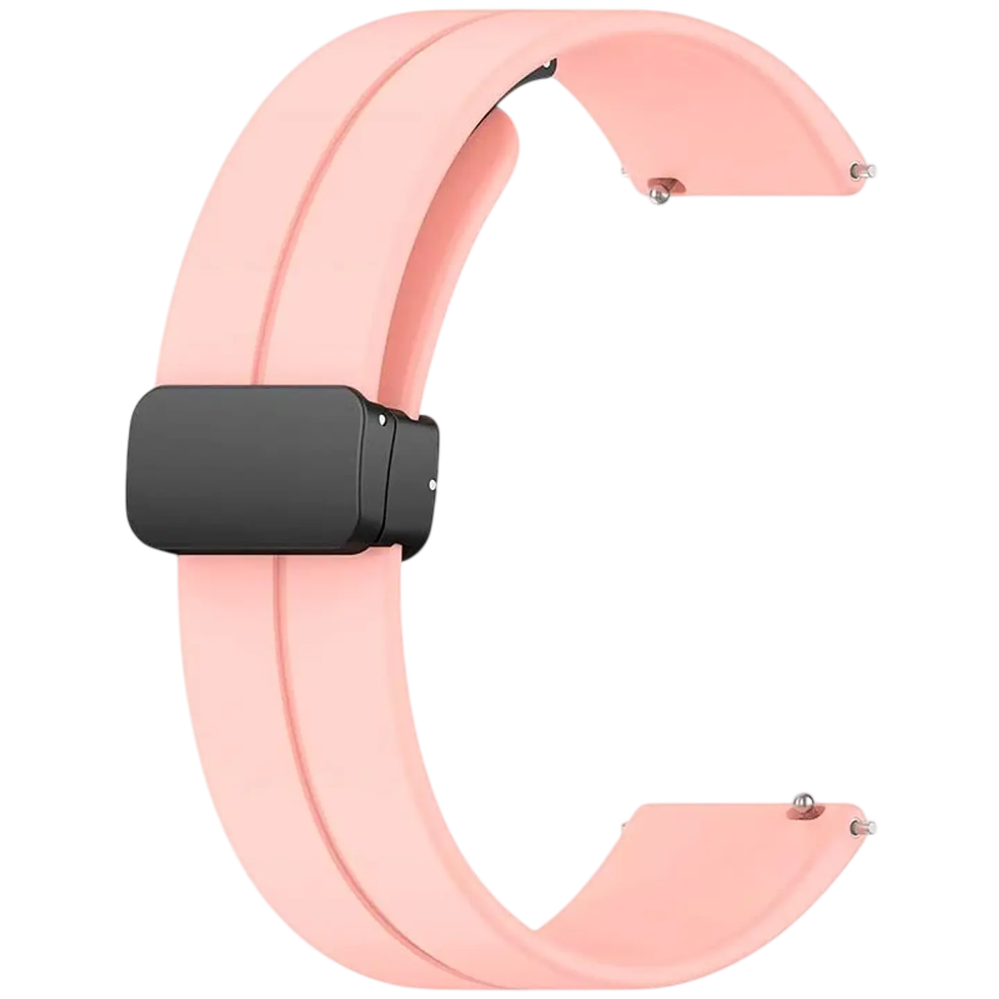 Correa Universal Cierre Magnético 22mm Rosa para Smartwatch Xiaomi/Amazfit/Samsung/Huawei/Realme/Ticwatch 1
