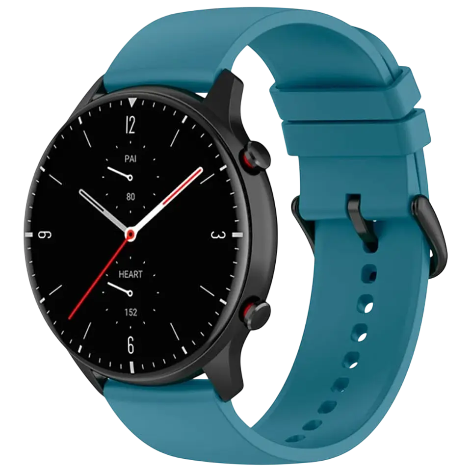 Correa de silicona Universal 22mm Azul para Smartwatch Xiaomi/Amazfit/Samsung/Huawei/Realme/Ticwatch 1