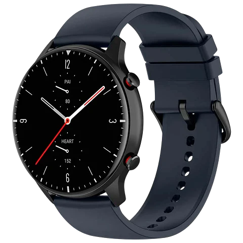 Correa de silicona Universal 22mm Azul Oscuro para Smartwatch Xiaomi/Amazfit/Samsung/Huawei/Realme/Ticwatch