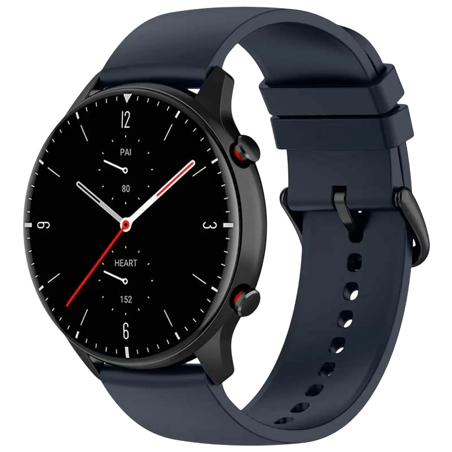Correa de silicona Universal 22mm Azul Oscuro para Smartwatch Xiaomi/Amazfit/Samsung/Huawei/Realme/Ticwatch 1