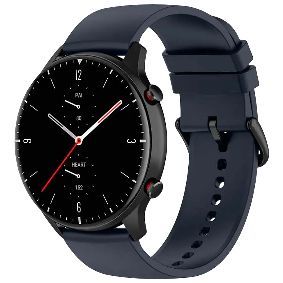 Correa de silicona Universal 22mm Azul Oscuro para Smartwatch Xiaomi/Amazfit/Samsung/Huawei/Realme/Ticwatch 1