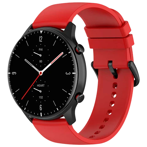 Correa de silicona Universal 22mm Rojo para Smartwatch Xiaomi/Amazfit/Samsung/Huawei/Realme/Ticwatch