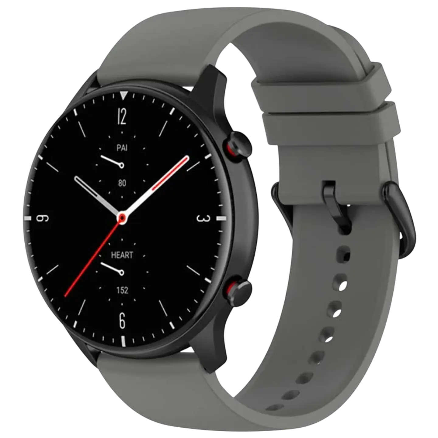 Correa de silicona Universal 22mm Gris para Smartwatch Xiaomi/Amazfit/Samsung/Huawei/Realme/Ticwatch 1