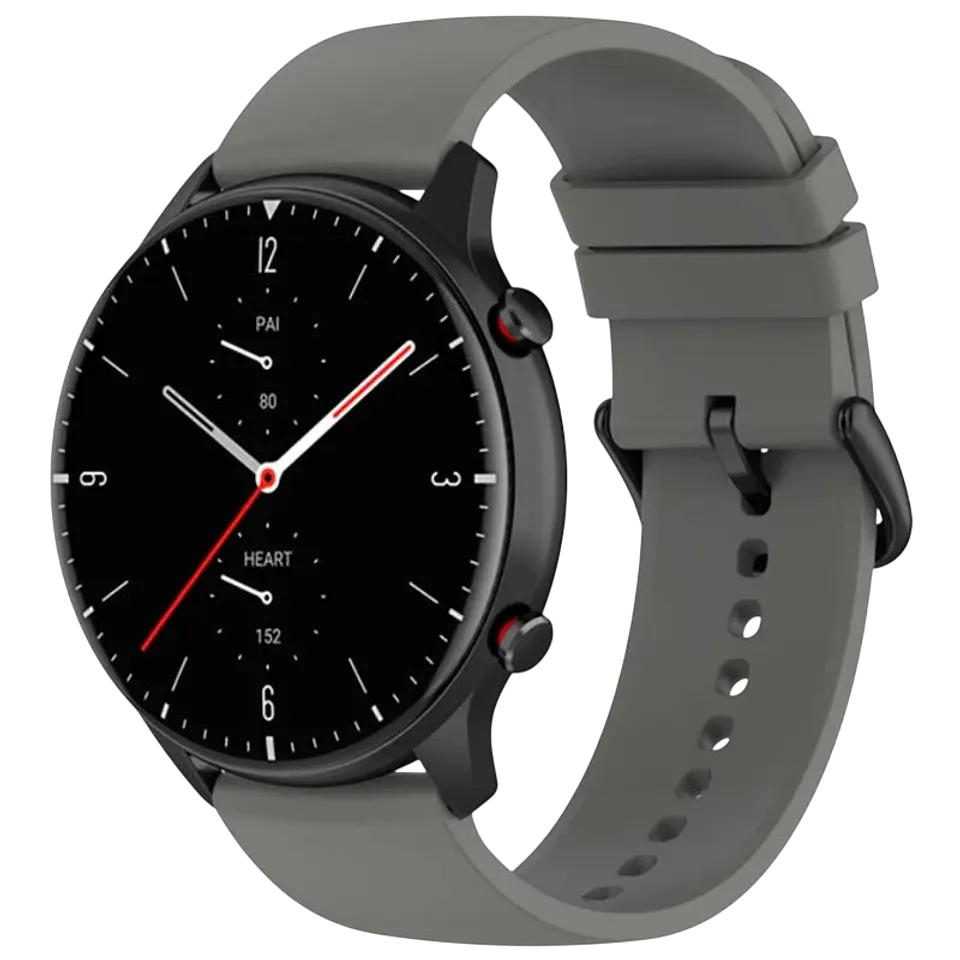 Correa de silicona Universal 22mm Gris para Smartwatch Xiaomi/Amazfit/Samsung/Huawei/Realme/Ticwatch 1