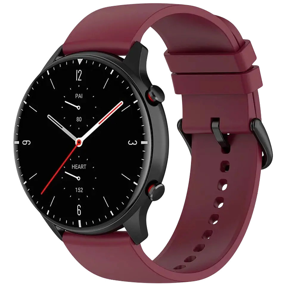 Correa de silicona Universal 22mm Vino para Smartwatch Xiaomi/Amazfit/Samsung/Huawei/Realme/Ticwatch 1