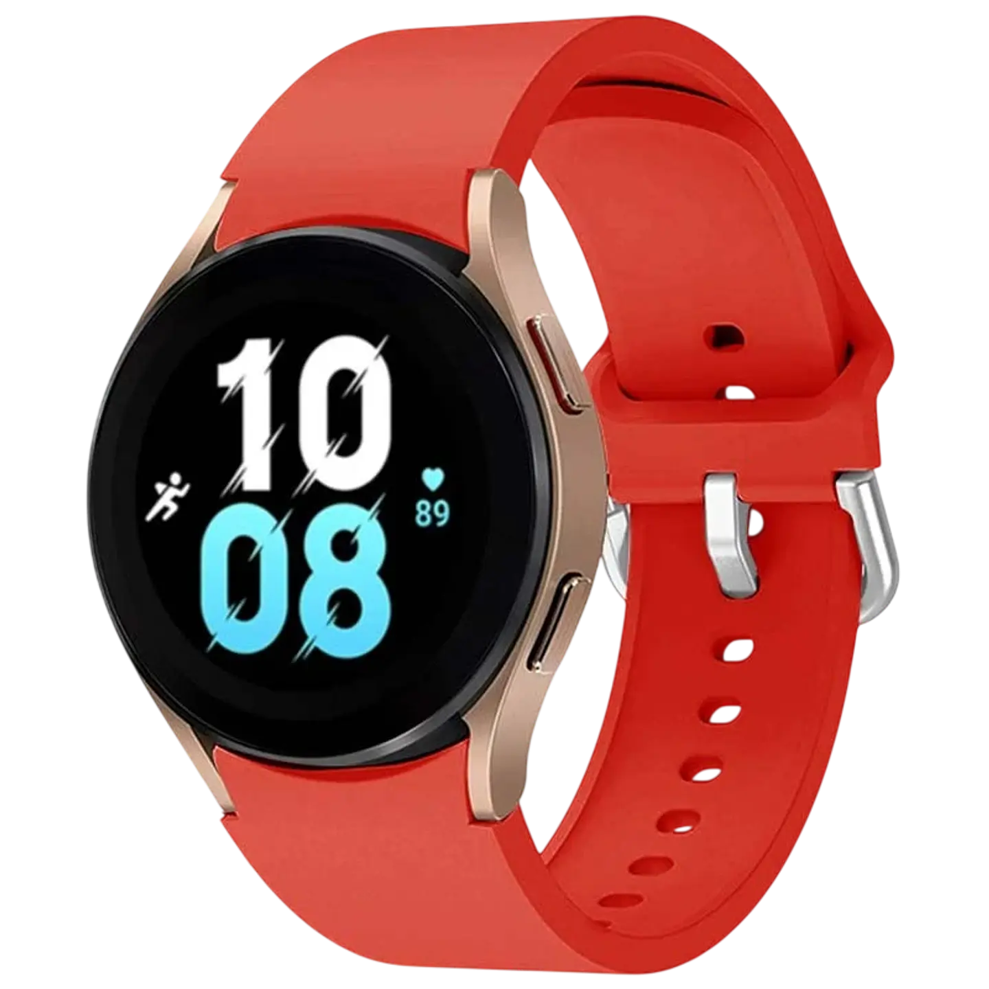 Correa de silicona Samsung Galaxy Watch 4/5/6 Rojo 1