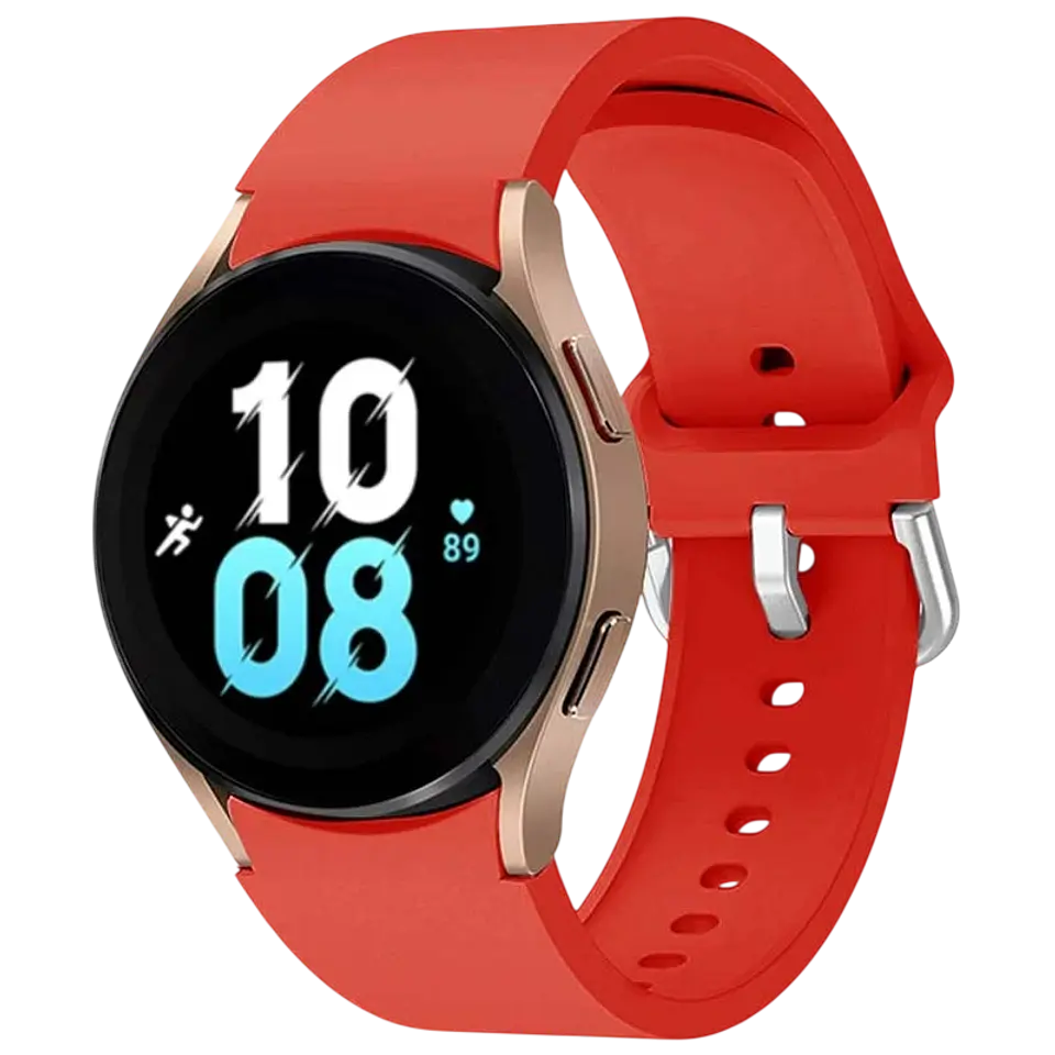 Correa de silicona Samsung Galaxy Watch 4/5/6 Rojo 1
