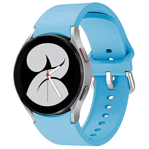 Correa de silicona Samsung Galaxy Watch 4/5/6 Azul Claro