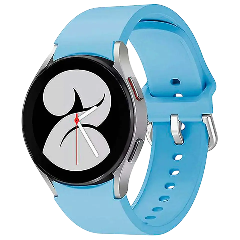 Correa de silicona Samsung Galaxy Watch 4/5/6 Azul Claro 1