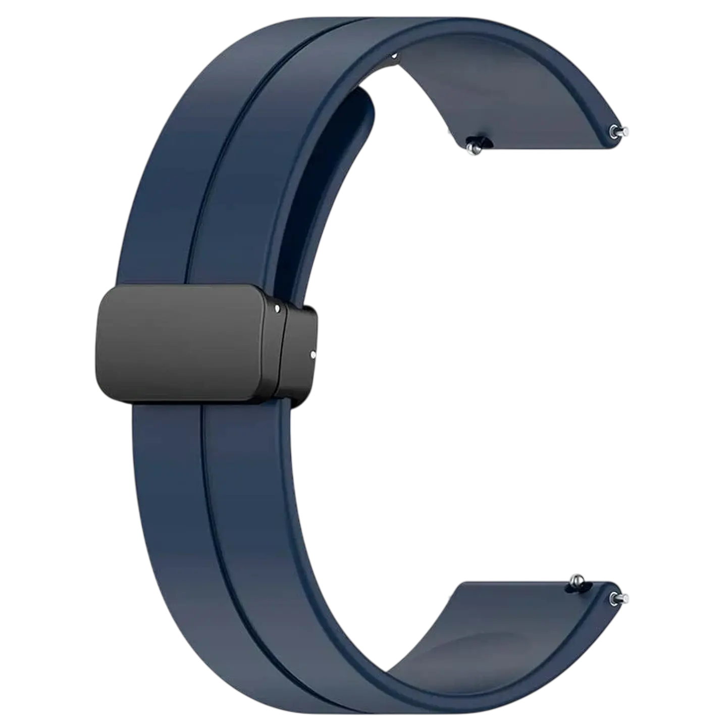 Correa Universal Cierre Magnético 22mm Azul Oscuro para Smartwatch Xiaomi/Amazfit/Samsung/Huawei/Realme/Ticwatch 1