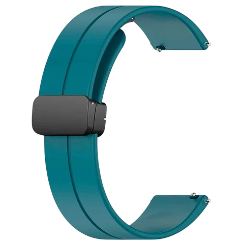 Correa Universal Cierre Magnético 22mm Azul para Smartwatch Xiaomi/Amazfit/Samsung/Huawei/Realme/Ticwatch