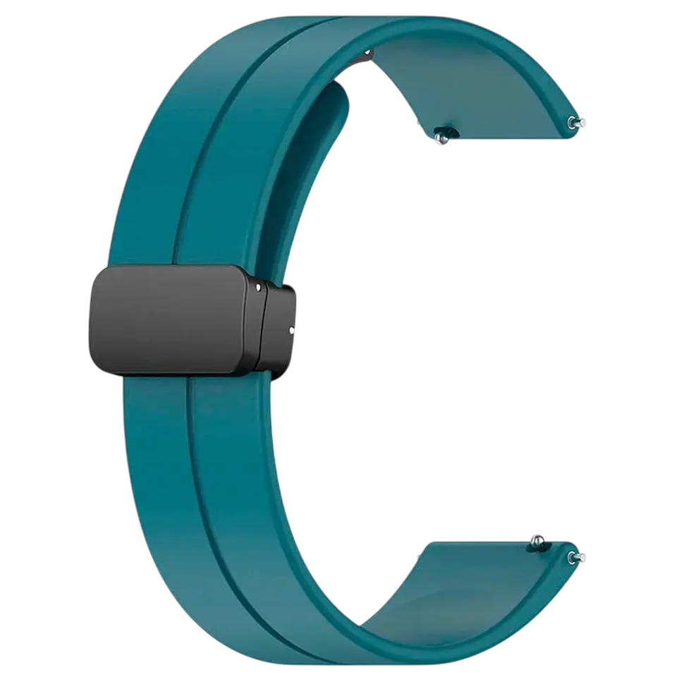 Correa Universal Cierre Magnético 22mm Azul para Smartwatch Xiaomi/Amazfit/Samsung/Huawei/Realme/Ticwatch 1
