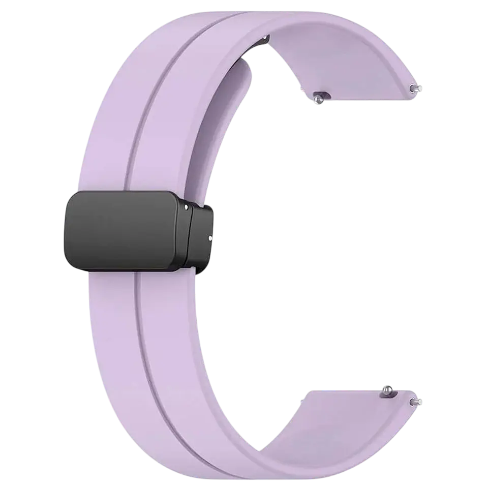 Correa Universal Cierre Magnético 22mm Violeta para Smartwatch Xiaomi/Amazfit/Samsung/Huawei/Realme/Ticwatch 1