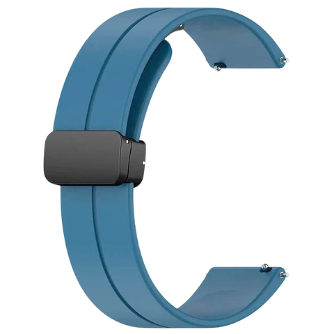 Correa Universal Cierre Magnético 22mm Azul Marino para Smartwatch Xiaomi/Amazfit/Samsung/Huawei/Realme/Ticwatch