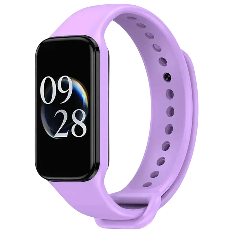 Correa Xiaomi Mi Smart Band 8 Active / Redmi Smart Band 2 Silicona Morado 1
