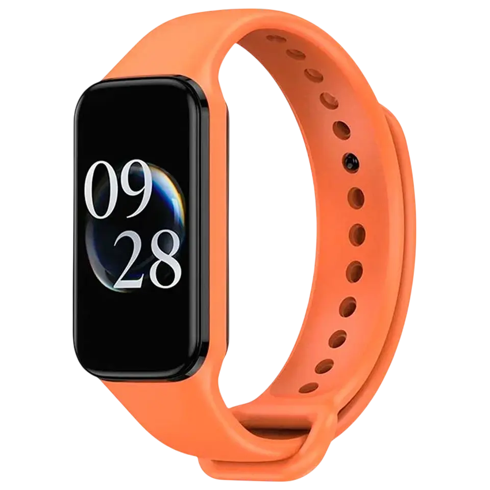 Correa Xiaomi Mi Smart Band 8 Active / Redmi Smart Band 2 Silicona Naranja 1
