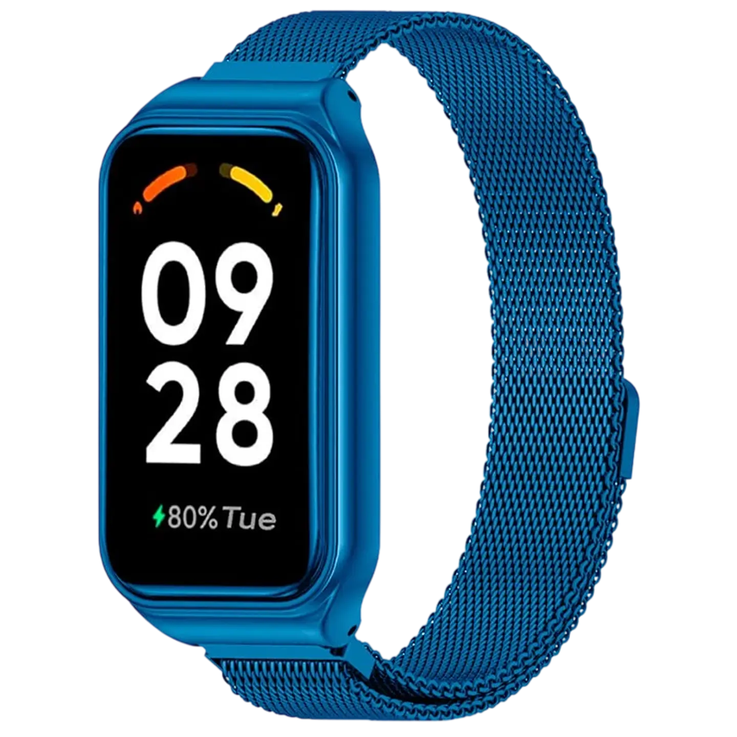 Correa Milanesa Magnética Xiaomi Mi Smart Band 8 Active / Redmi Smart Band 2 Azul 1
