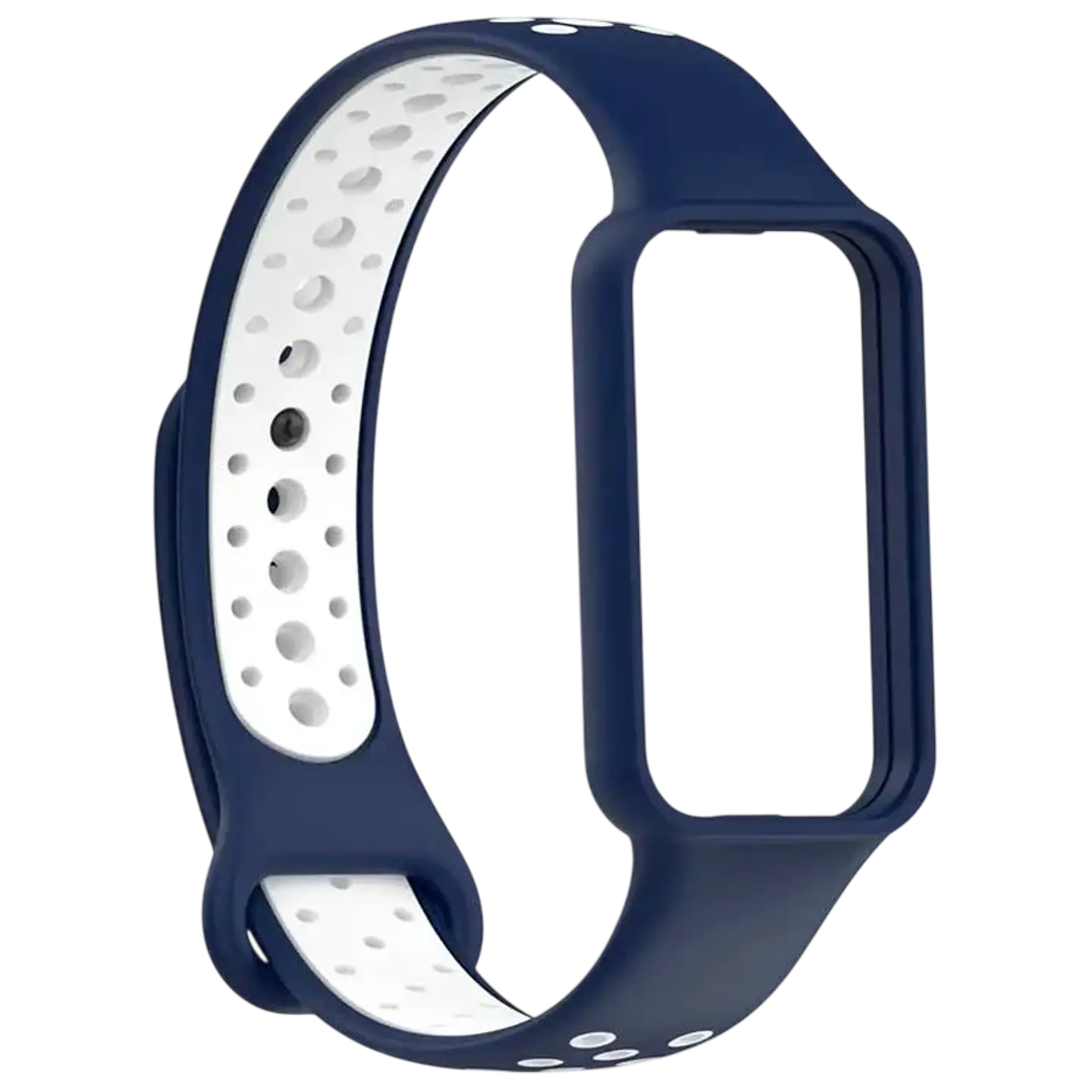 Correa Amazfit Band 7 Dual Color Azul+Blanco 1