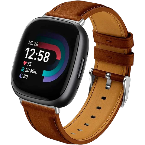 Correa Fitbit Versa 3 / Versa 4 Cuero Marrón