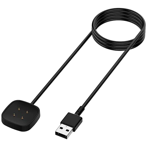 Cargador Fitbit Versa 3 / Versa 4 Negro