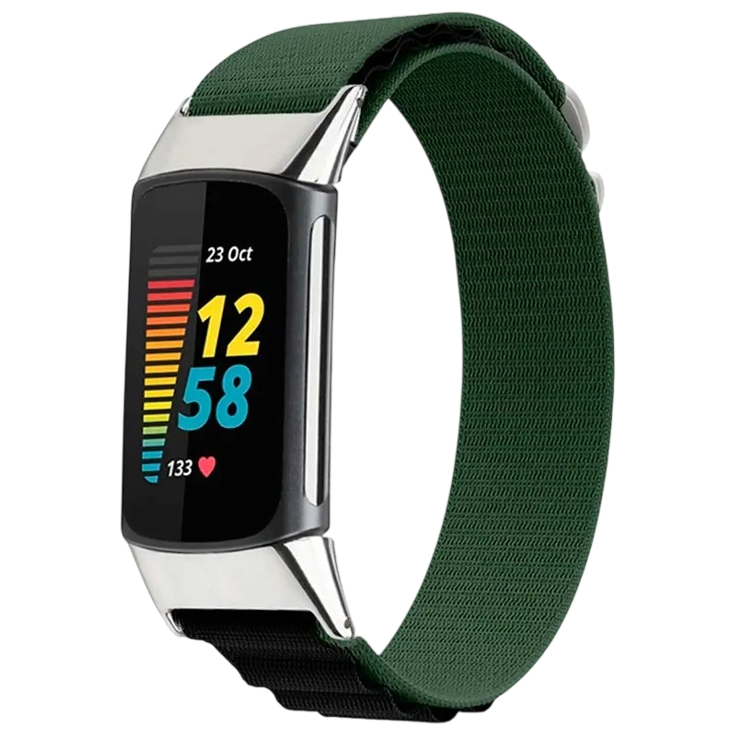 Correa Fitbit Charge 5 / Charge 6 Nailon Verde 1