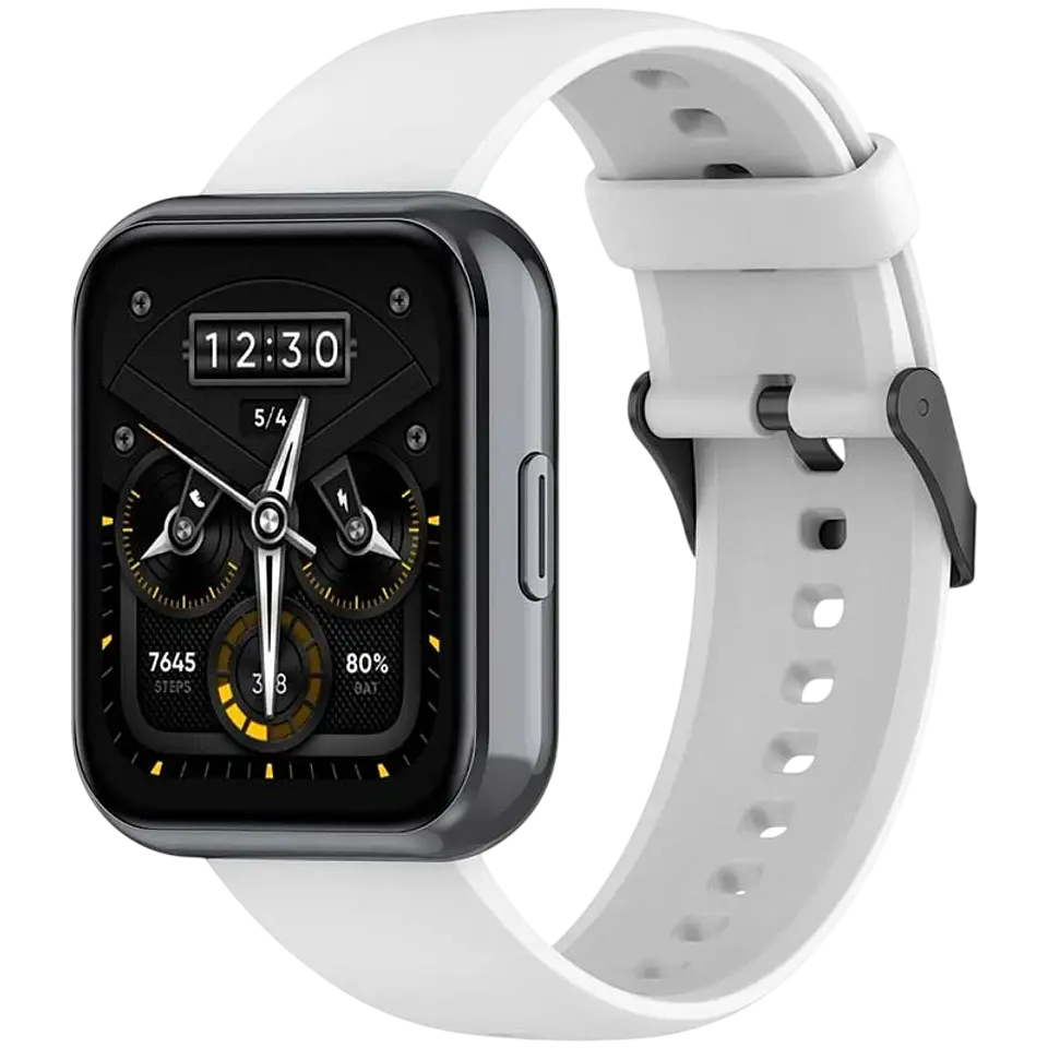Correa de silicona Realme Watch 3 / 3 Pro Blanco 1