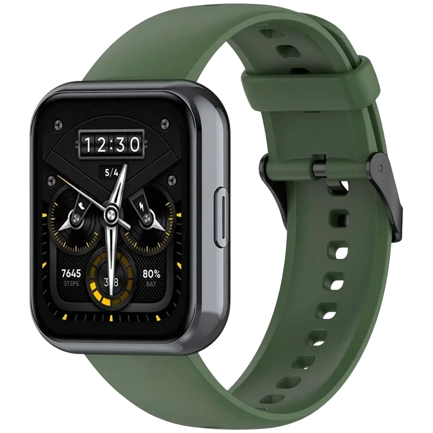 Correa de silicona Realme Watch 3 / 3 Pro Verde Oscuro 1