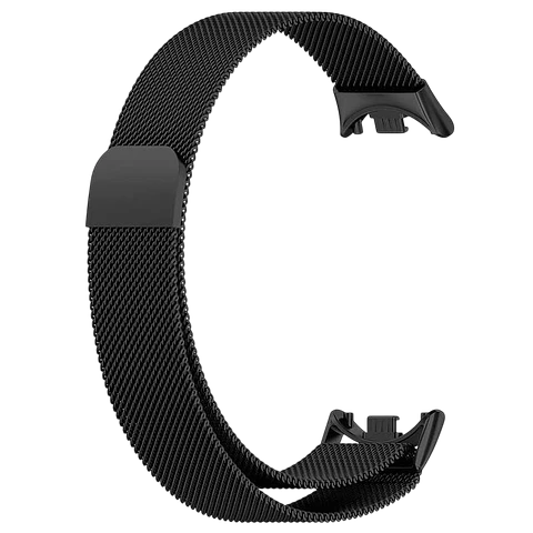 Correa Milanesa Magnética Xiaomi Mi Smart Band 9 / Mi Smart Band 8 Negro