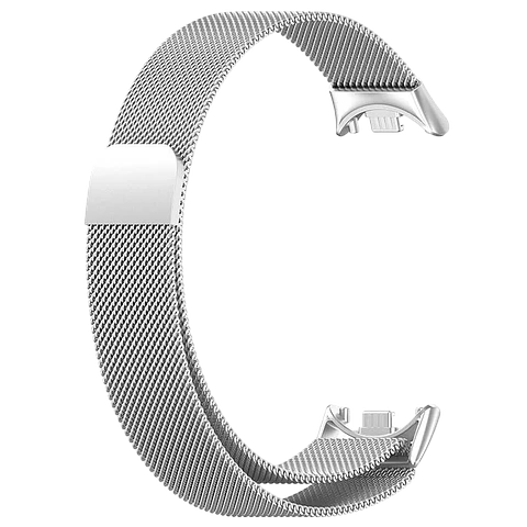 Correa Milanesa Magnética Xiaomi Mi Smart Band 9 / Mi Smart Band 8 Plata