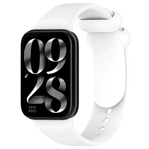 Correa Xiaomi Mi Smart Band 9 Pro / Band 8 Pro / Redmi Watch 4 / Redmi Watch 5 / Redmi Watch 6 / Xiaomi Smart Band 10 Pro Silicona Blanco