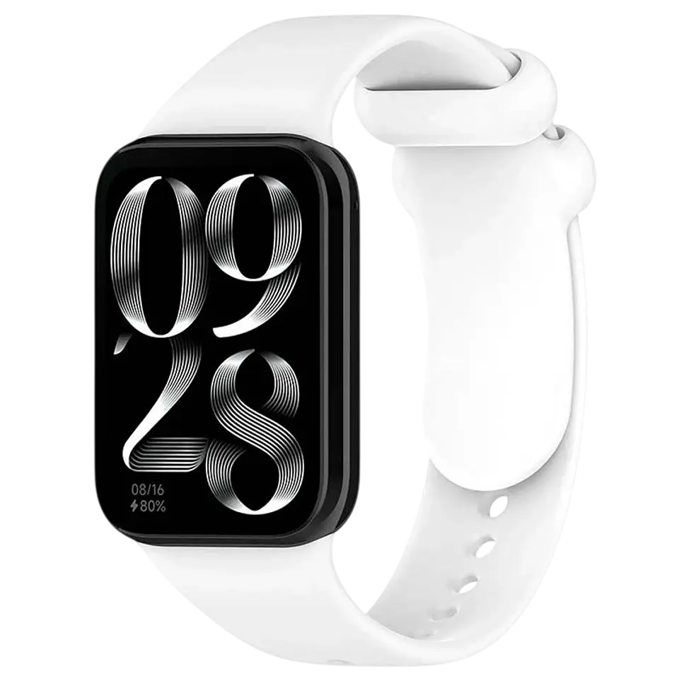 Correa Xiaomi Mi Smart Band 9 Pro / Band 8 Pro / Redmi Watch 4 / Redmi Watch 5 / Redmi Watch 6 / Xiaomi Smart Band 10 Pro Silicona Blanco 1
