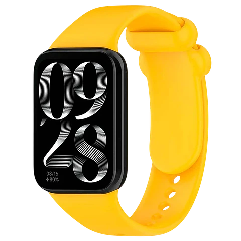 Correa Xiaomi Mi Smart Band 9 Pro / Band 8 Pro / Redmi Watch 4 / Redmi Watch 5 / Redmi Watch 6 / Xiaomi Smart Band 10 Pro Silicona Amarillo