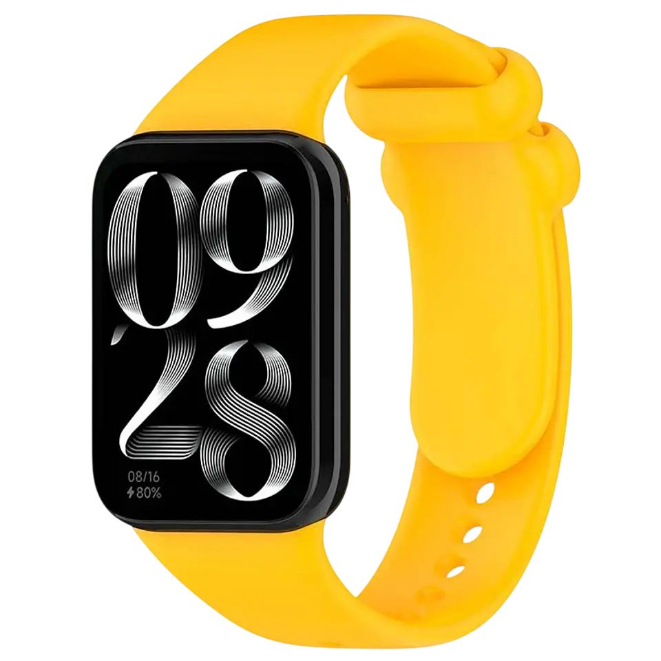 Correa Xiaomi Mi Smart Band 9 Pro / Band 8 Pro / Redmi Watch 4 / Redmi Watch 5 / Redmi Watch 6 / Xiaomi Smart Band 10 Pro Silicona Amarillo 1