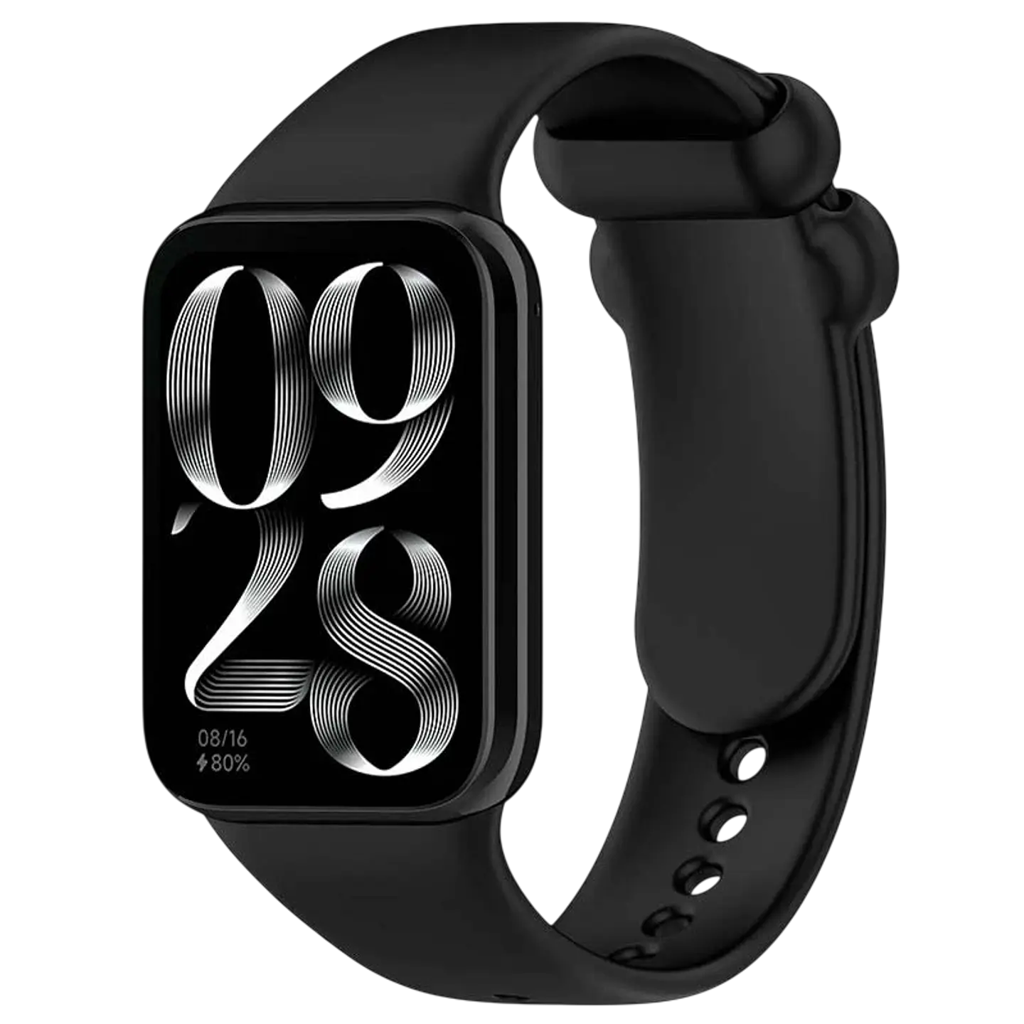 Correa Xiaomi Mi Smart Band 9 Pro / Band 8 Pro / Redmi Watch 4 / Redmi Watch 5 / Redmi Watch 6 / Xiaomi Smart Band 10 Pro Silicona Negro 1