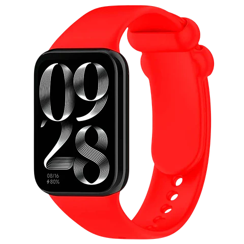 Correa Xiaomi Mi Smart Band 9 Pro / Band 8 Pro / Redmi Watch 4 / Redmi Watch 5 / Redmi Watch 6 / Xiaomi Smart Band 10 Pro Silicona Rojo