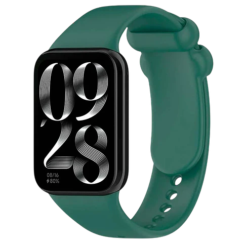 Correa Xiaomi Mi Smart Band 9 Pro / Band 8 Pro / Redmi Watch 4 / Redmi Watch 5 / Redmi Watch 6 / Xiaomi Smart Band 10 Pro Silicona Verde Oscuro