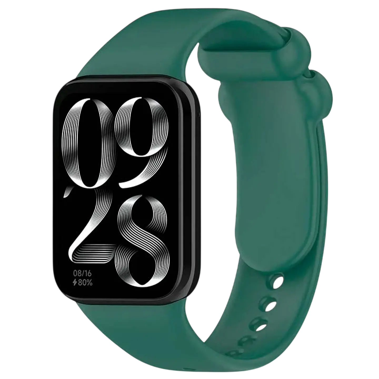 Correa Xiaomi Mi Smart Band 9 Pro / Band 8 Pro / Redmi Watch 4 / Redmi Watch 5 / Redmi Watch 6 / Xiaomi Smart Band 10 Pro Silicona Verde Oscuro 1